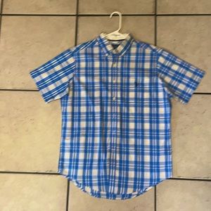 Men’s U.S. Polo Assn. plaid shirt.